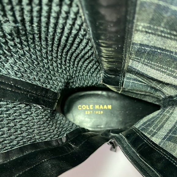 Cole Haan black Rockland size 6.5 B elastic calf boots - Picture 9 of 9